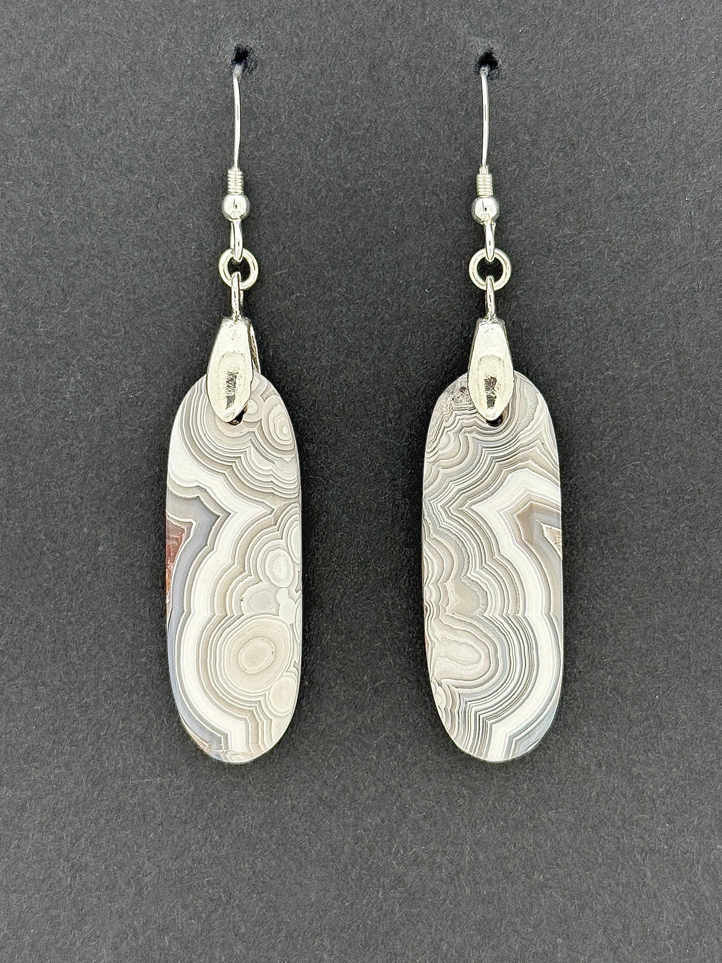 Laguna Lace Agate Earrings