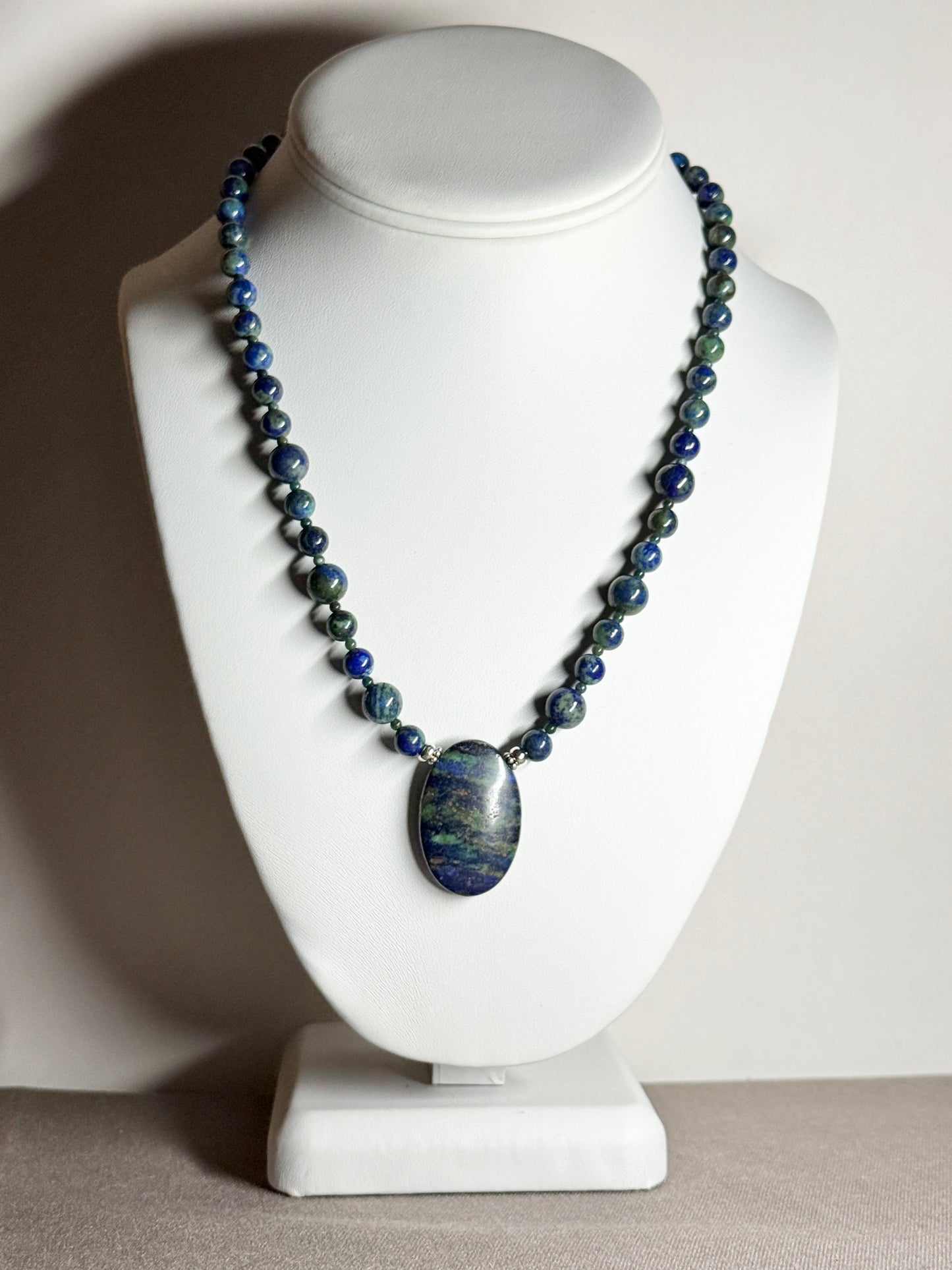 Azurite and Malachite Necklace