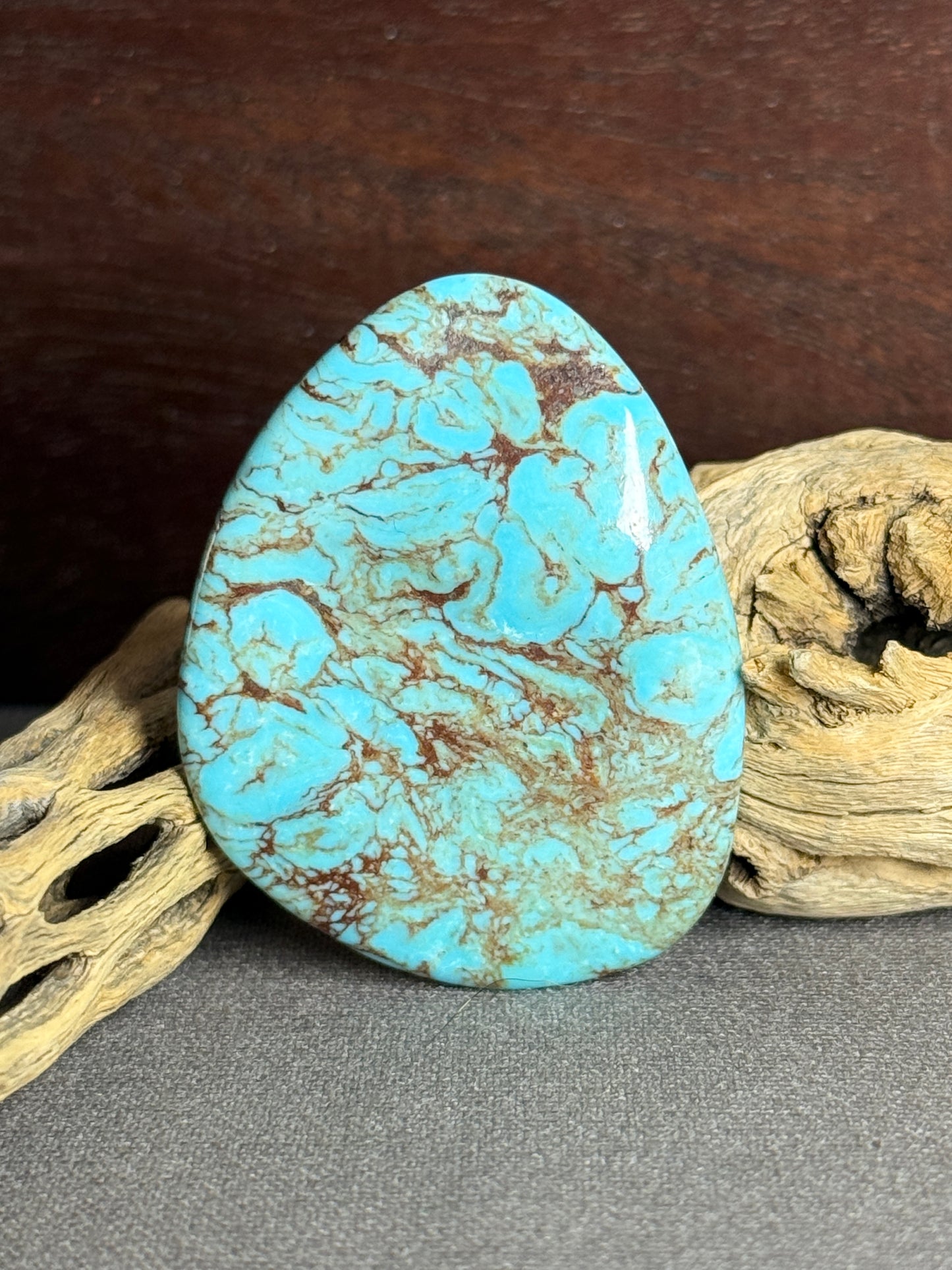 Kingman Turquoise Prong Mount