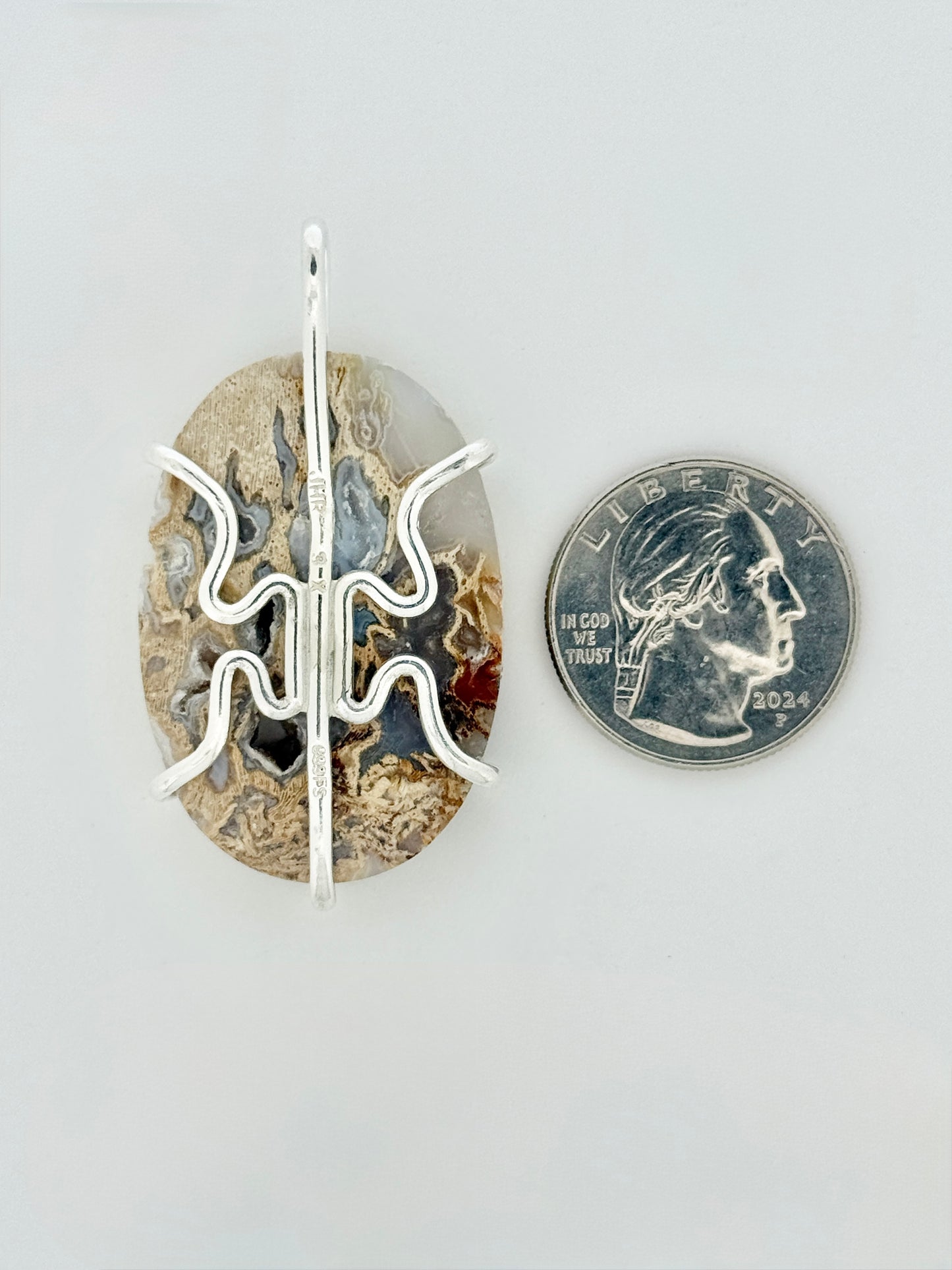 Peck Petrified Wood Prong Mount