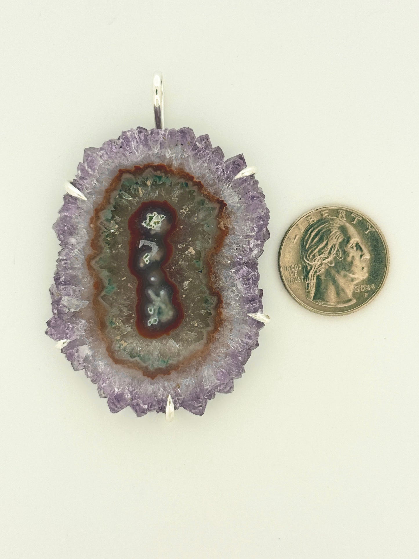 Amethyst Flower Prong Mount