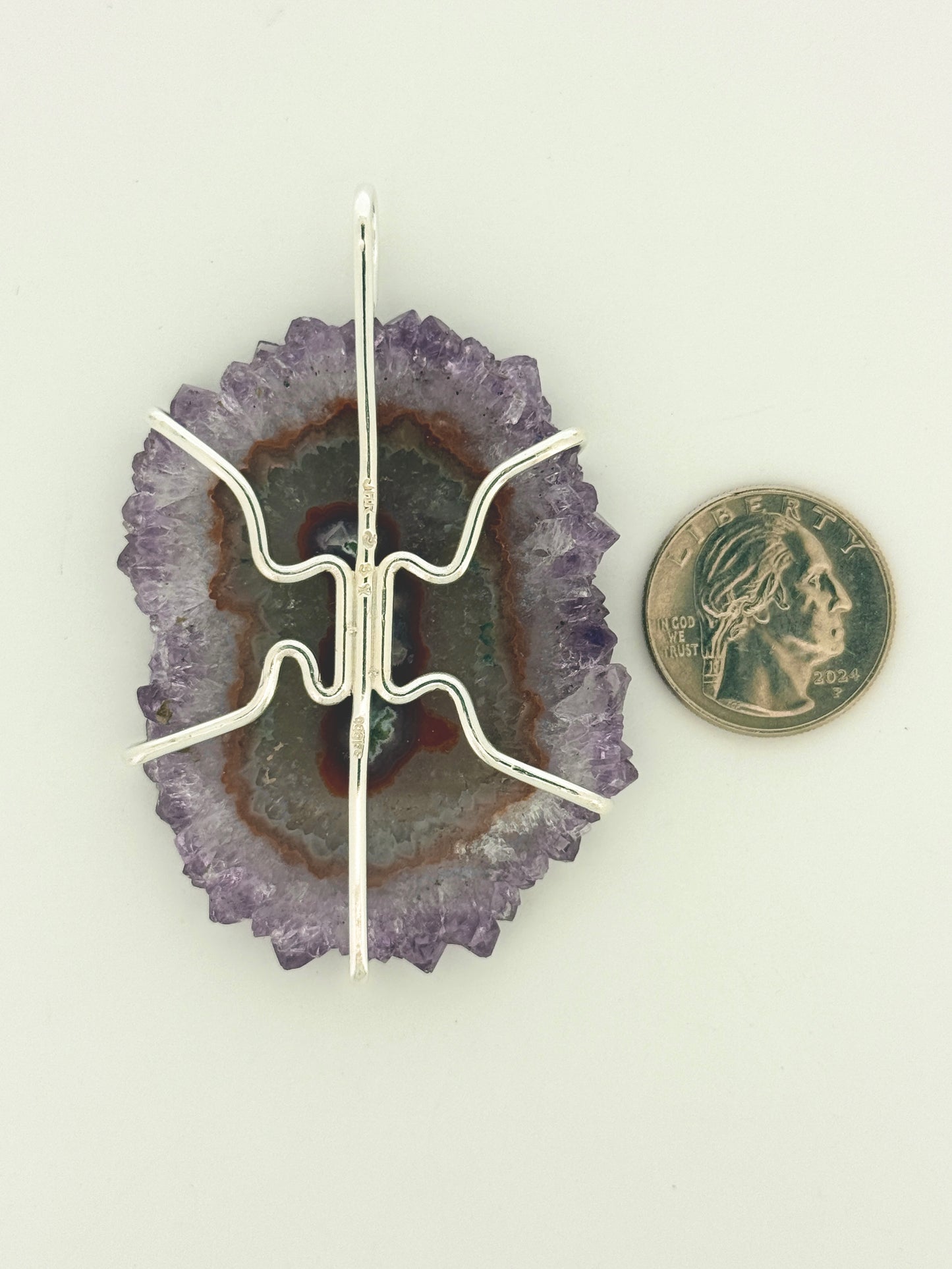 Amethyst Flower Prong Mount