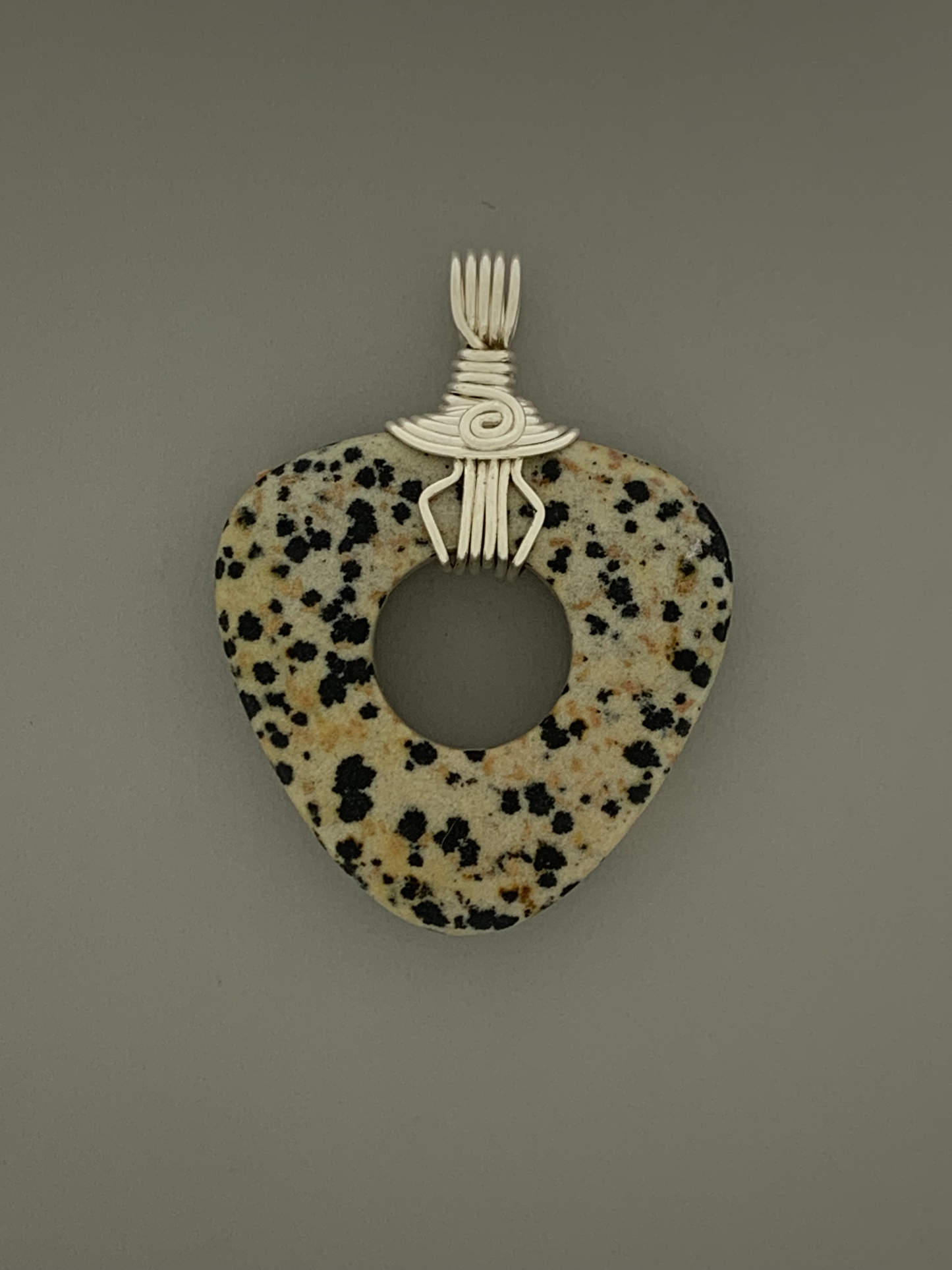 Dalmatian Jasper Wire Wrap