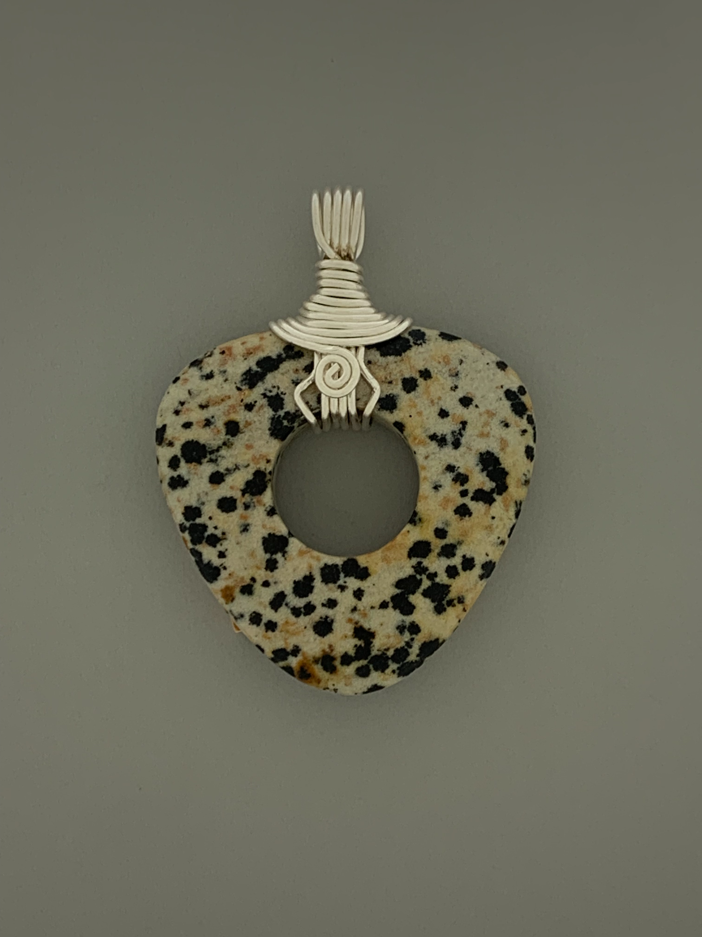 Dalmatian Jasper Wire Wrap