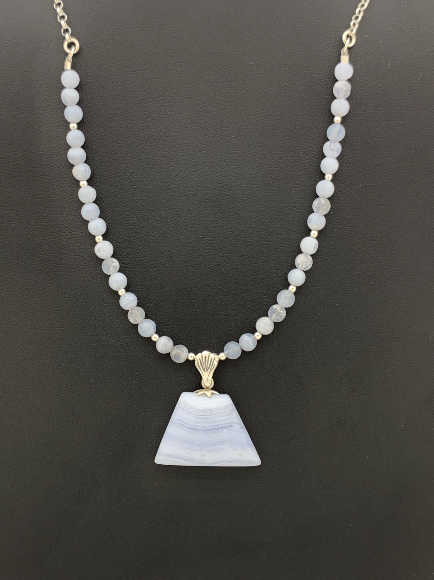 Blue Lace Agate Necklace