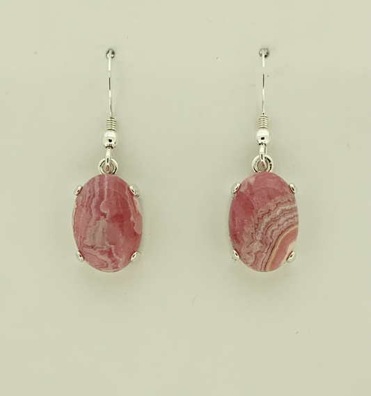 Rhodochrosite Earrings