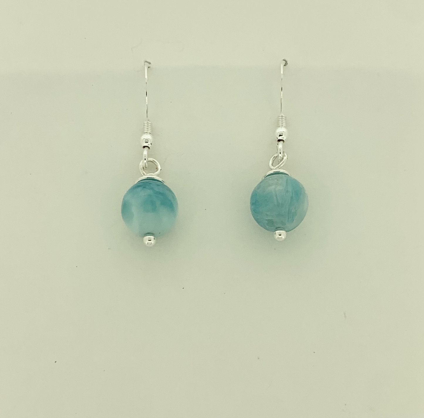 Larimar Sphere Earrings