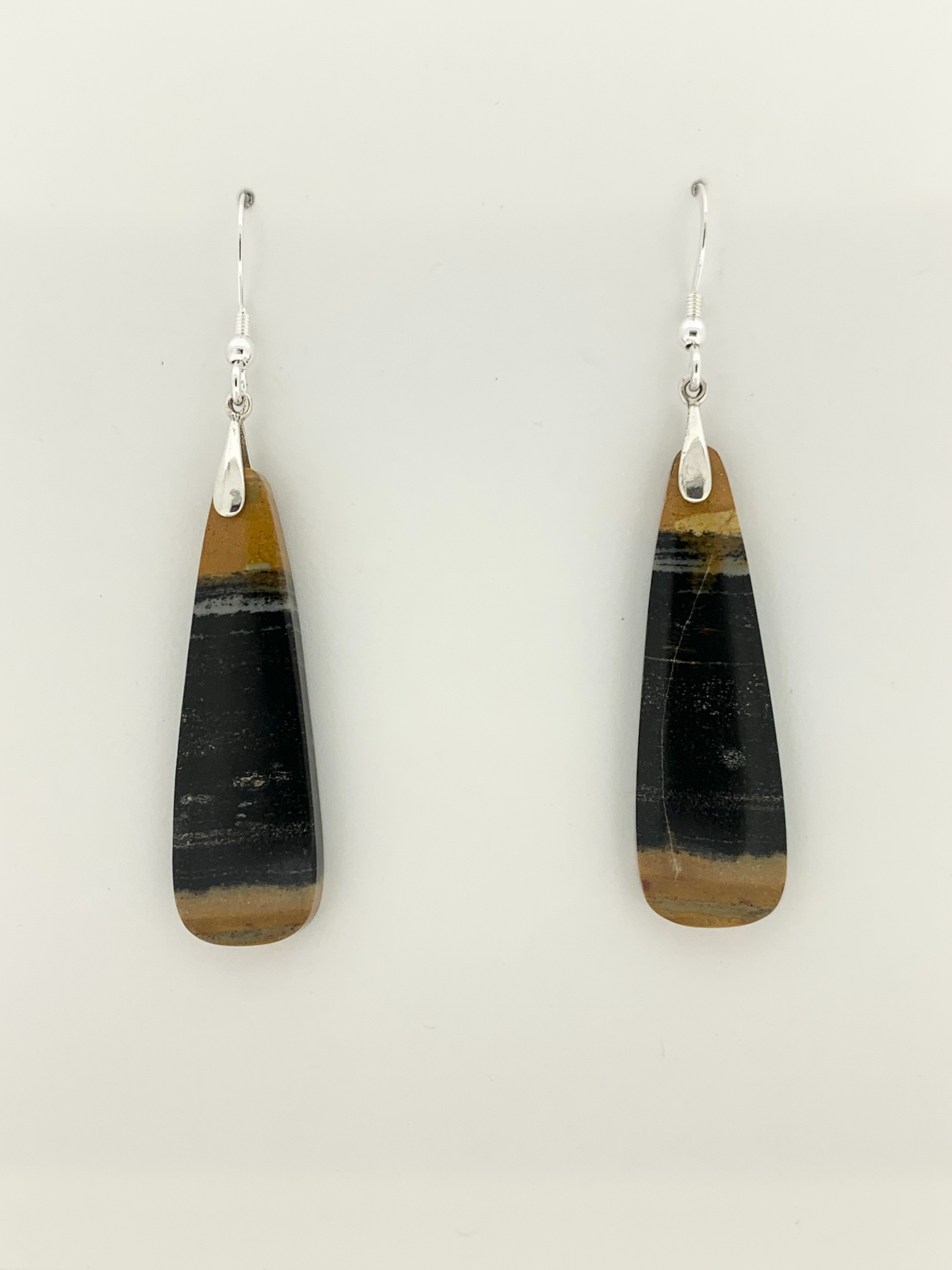 Petrified Wood Earrings