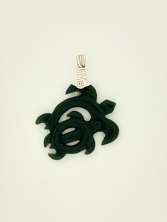 Jade Turtle Wire Wrap