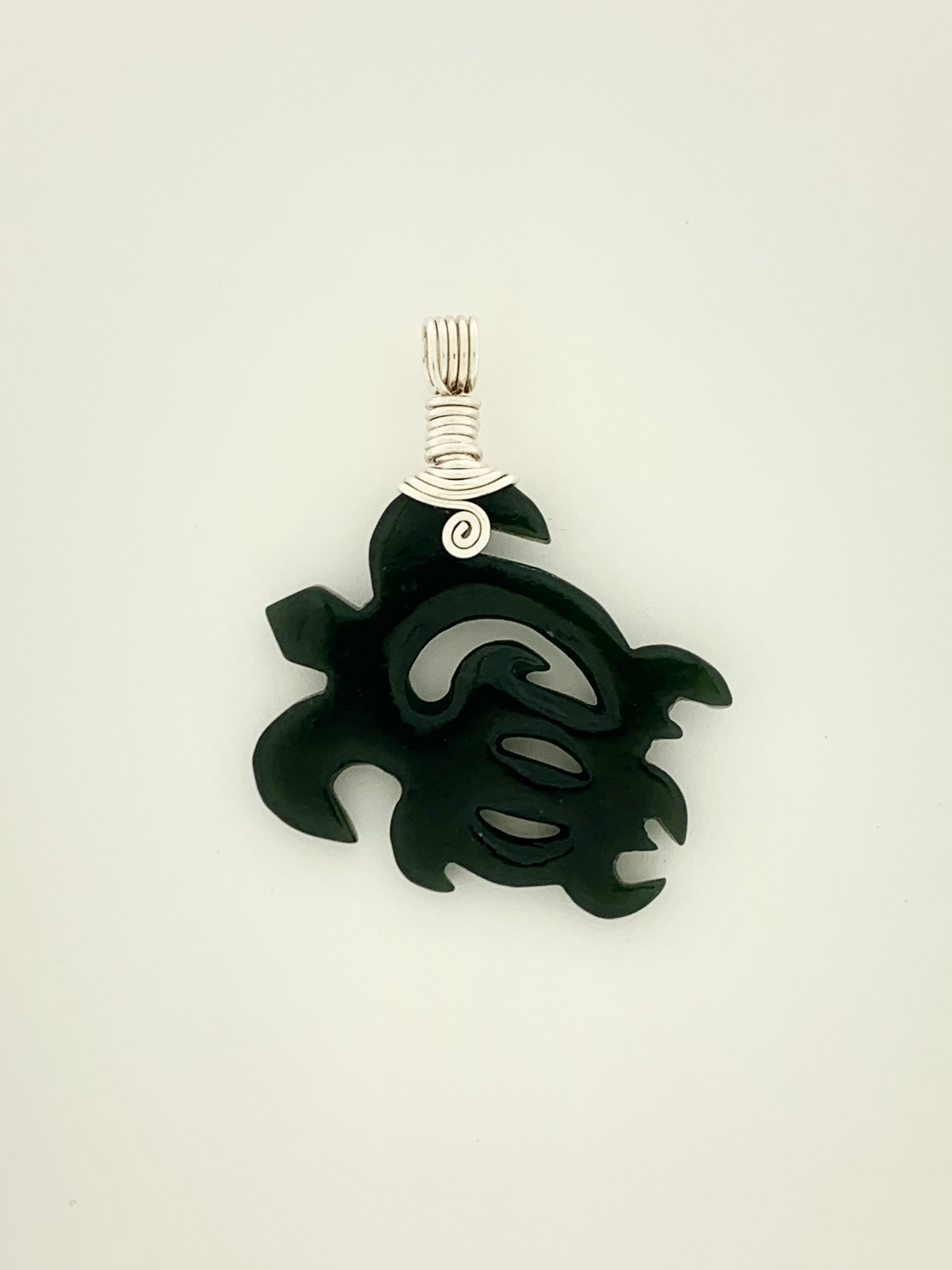 Jade Turtle Wire Wrap