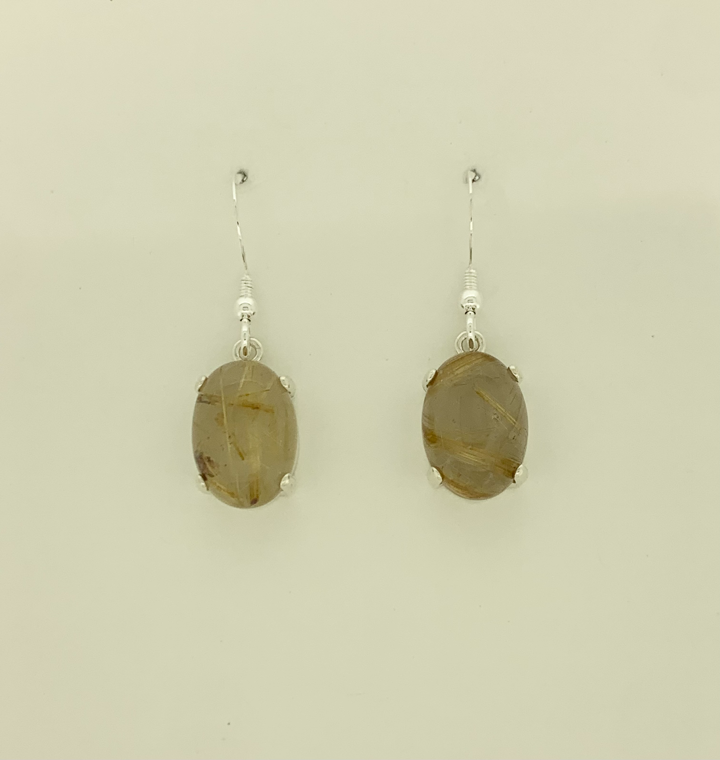 Rutilated Quartz Earrings