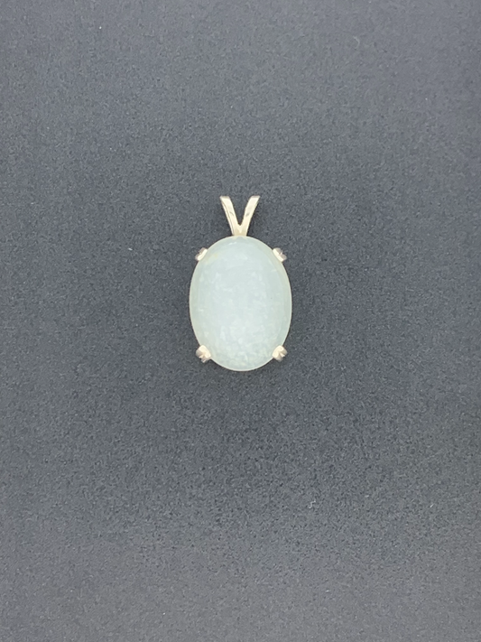 Moonstone Pendant, White