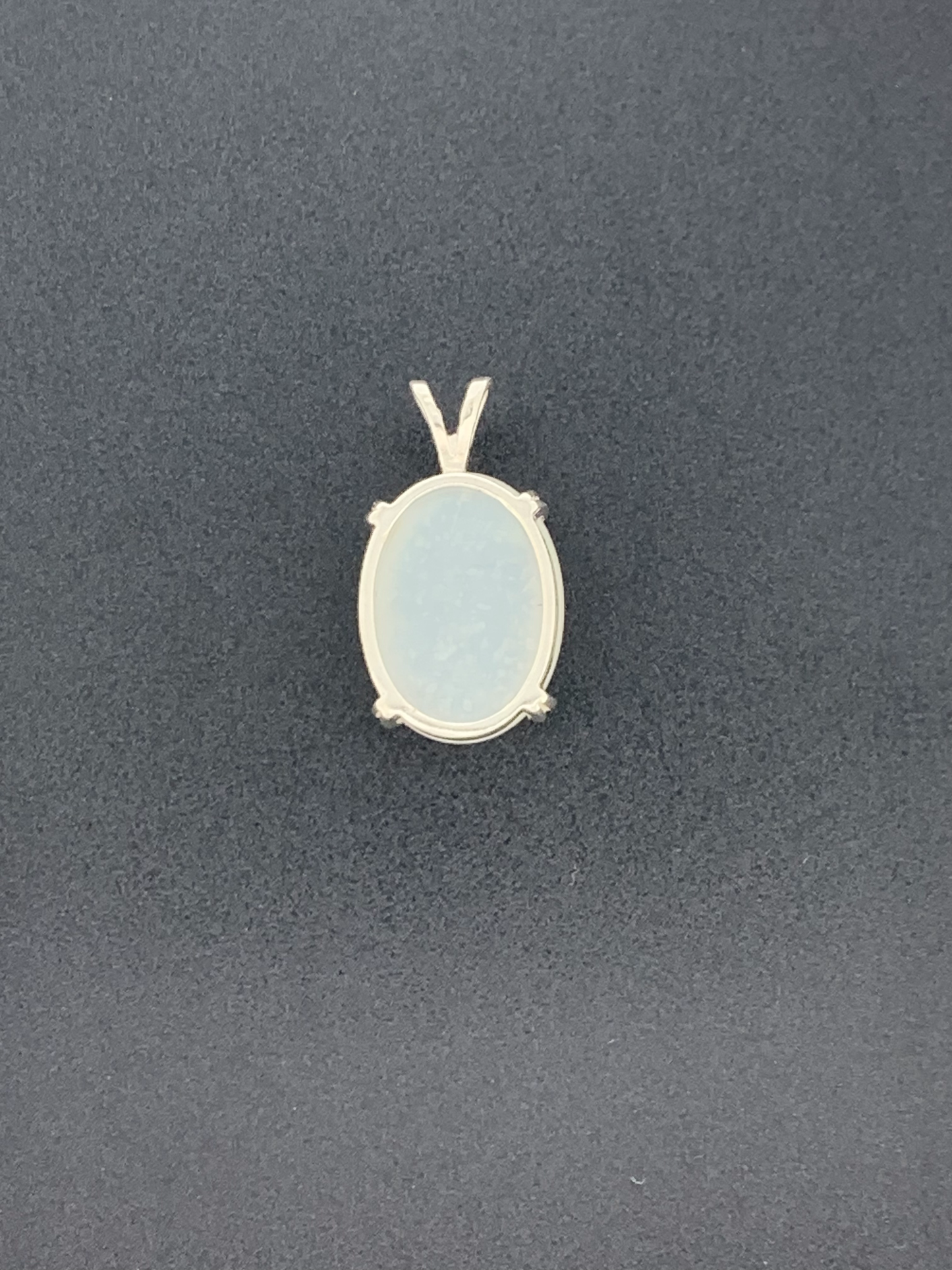 Moonstone Pendant, White