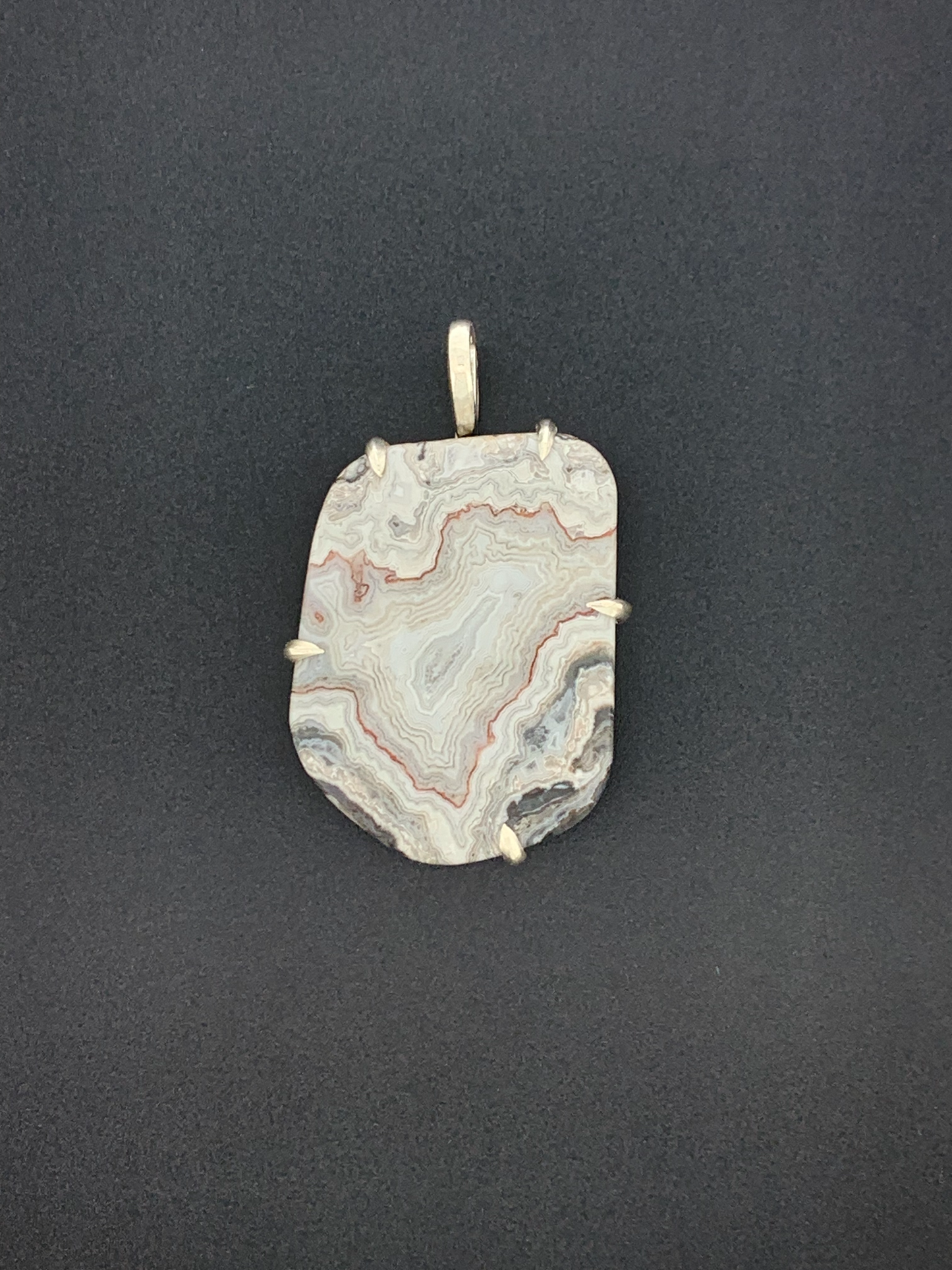 Laguna Lace Agate Prong Mount