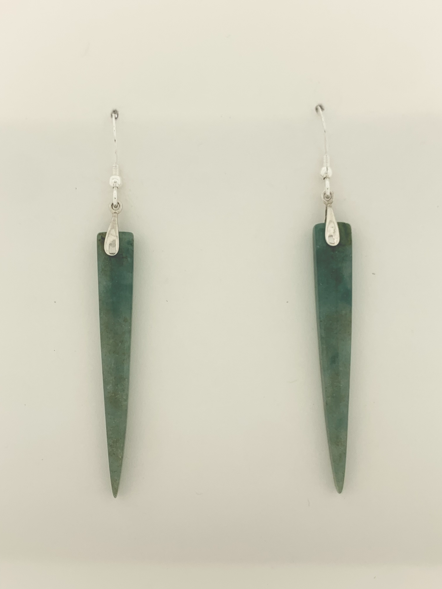 Jade Earrings, Green Mountain