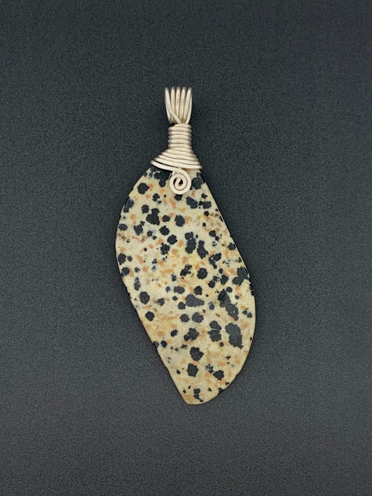 Dalmatian Jasper Wire Wrap