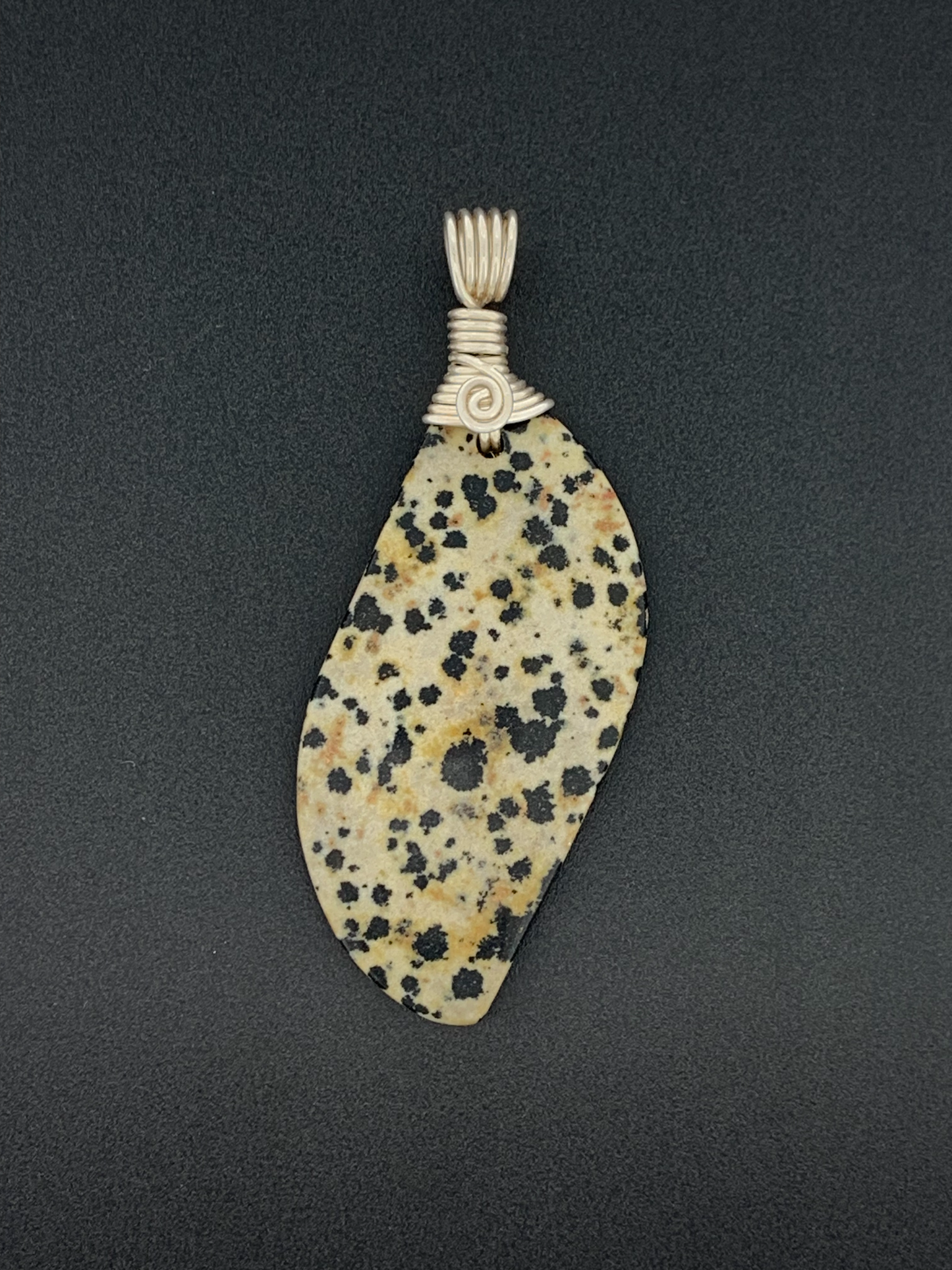 Dalmatian Jasper Wire Wrap