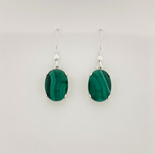 Malachite Earrings