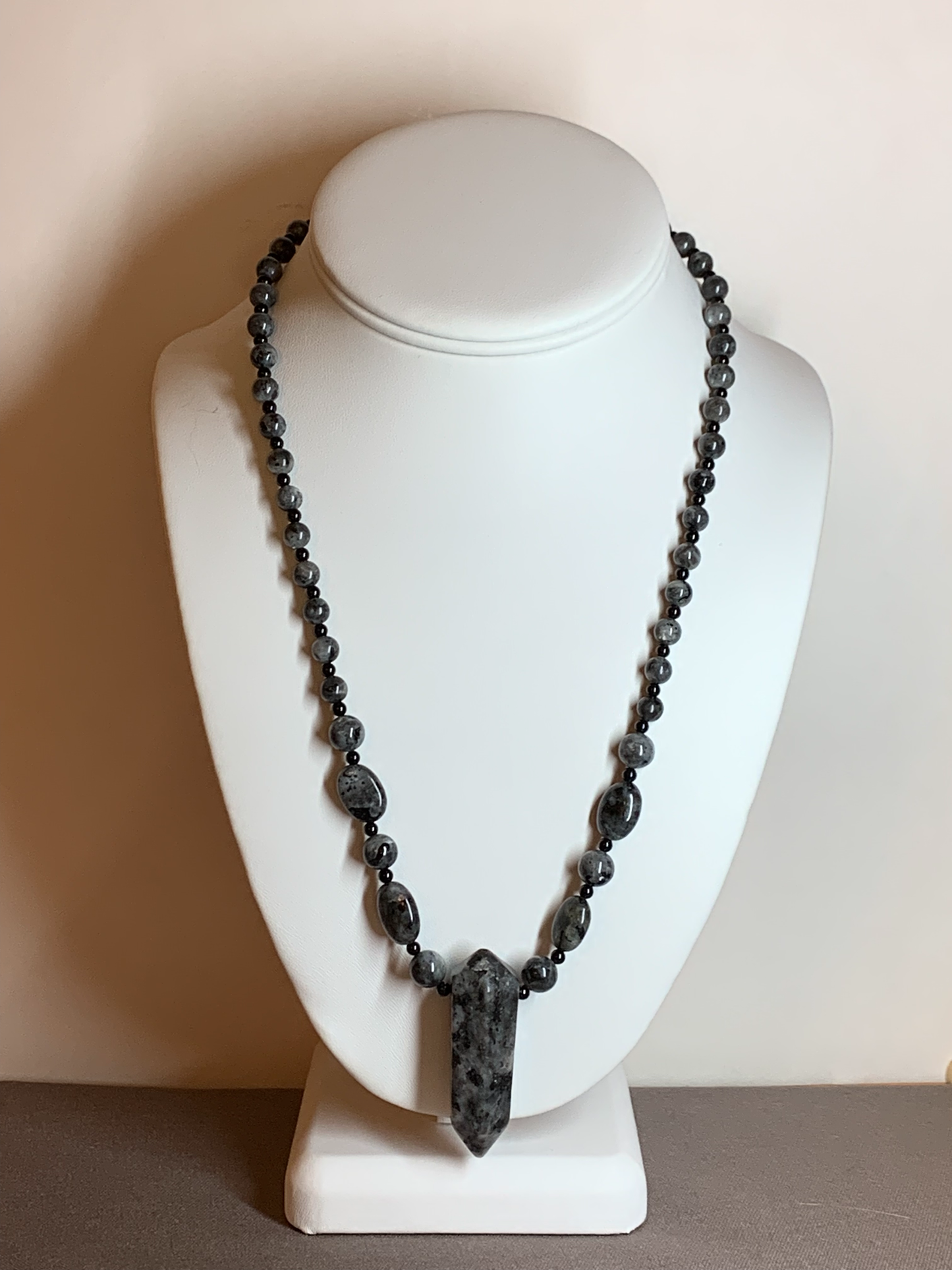 Larvakite Necklace