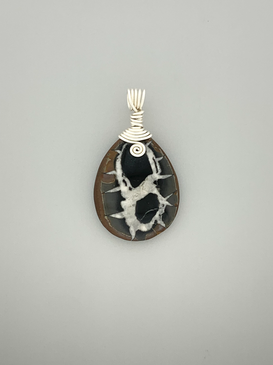 Septarian Nodule Wire Wrap