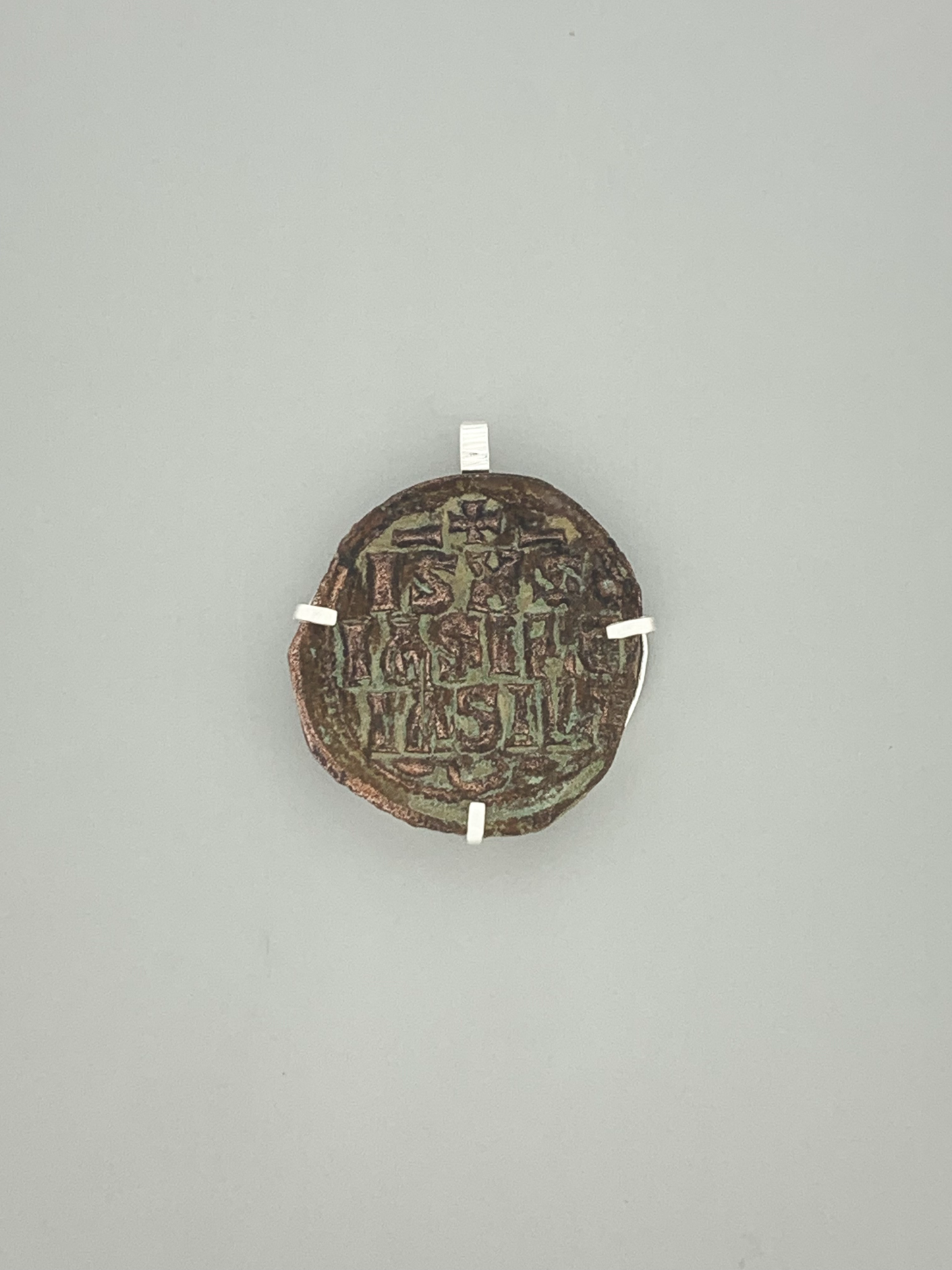 Bronze Byzantine Coin Mount