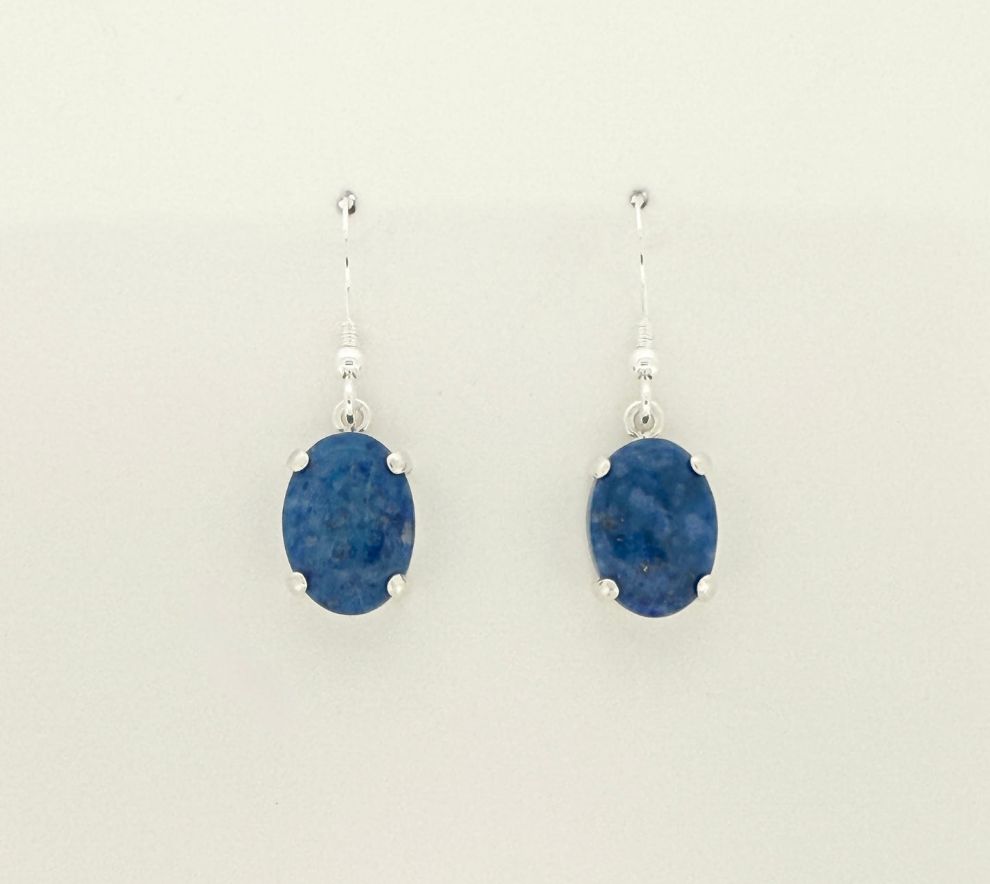 Denim Lapis Earrings