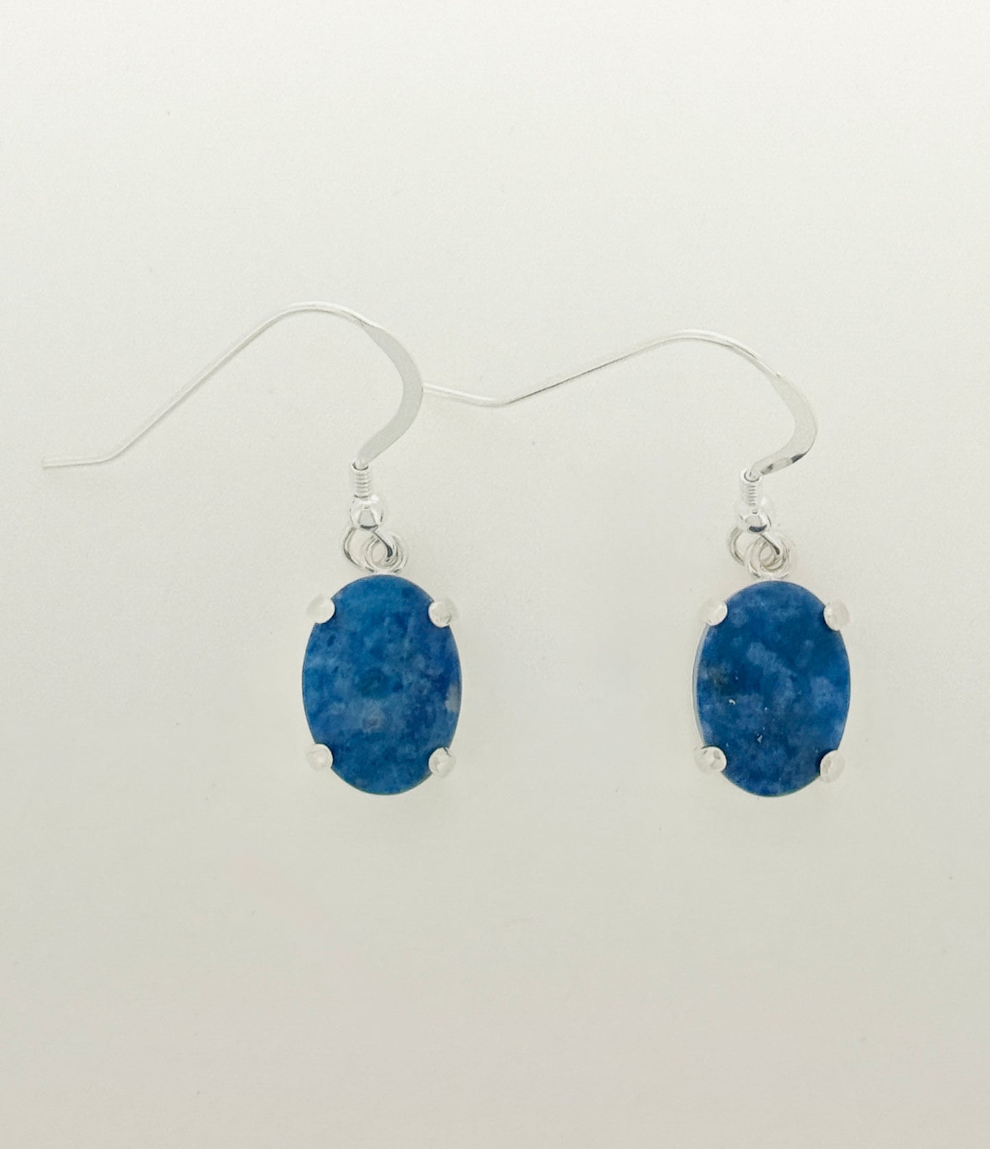 Denim Lapis Earrings