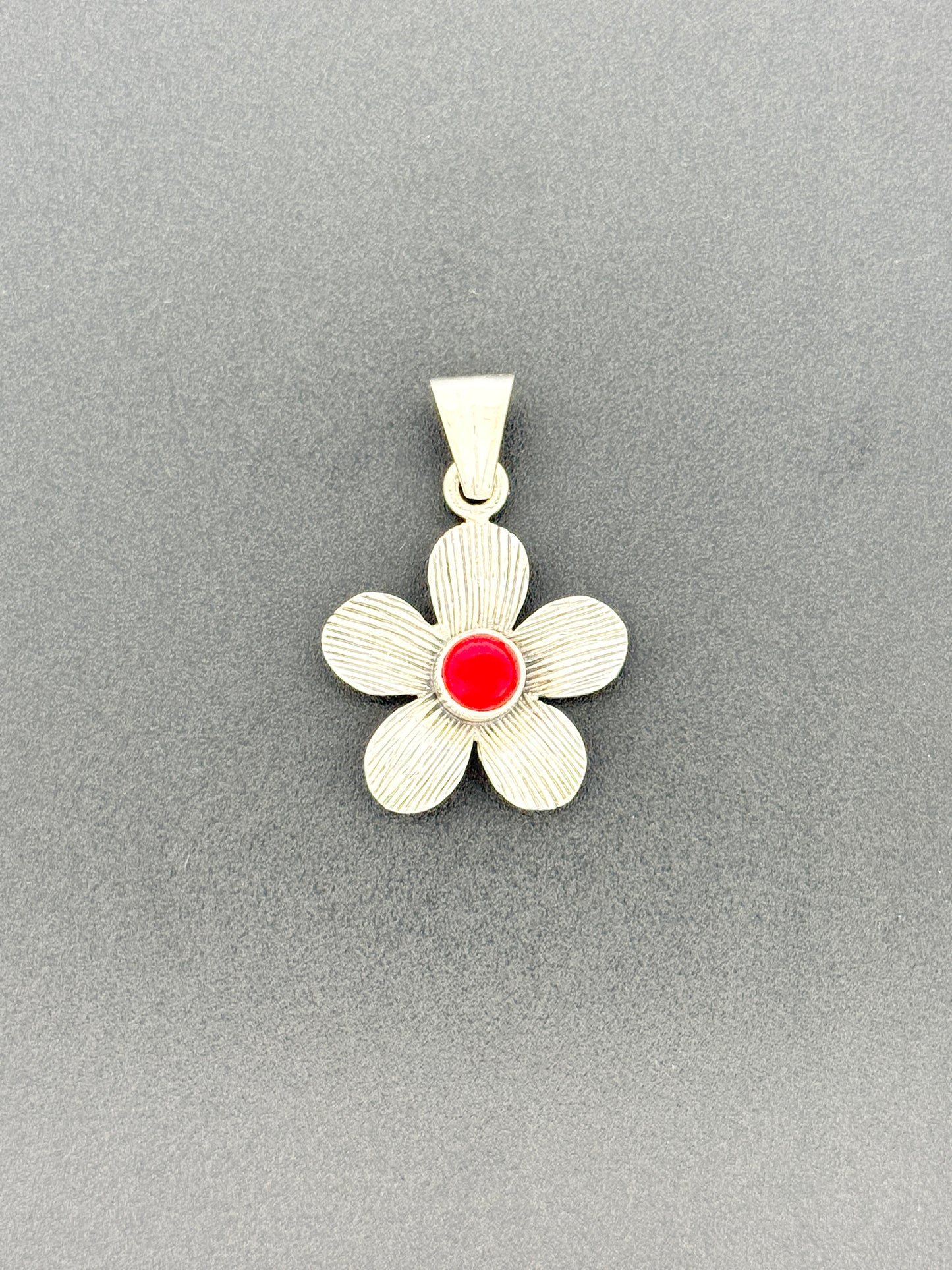 Coral Flower Pendant