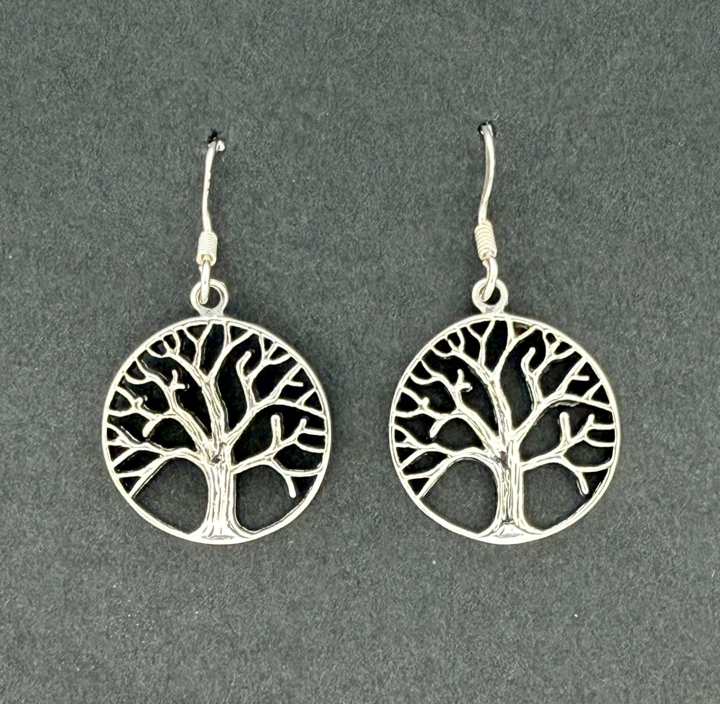 Sterling Silver Tree of Life Earrings
