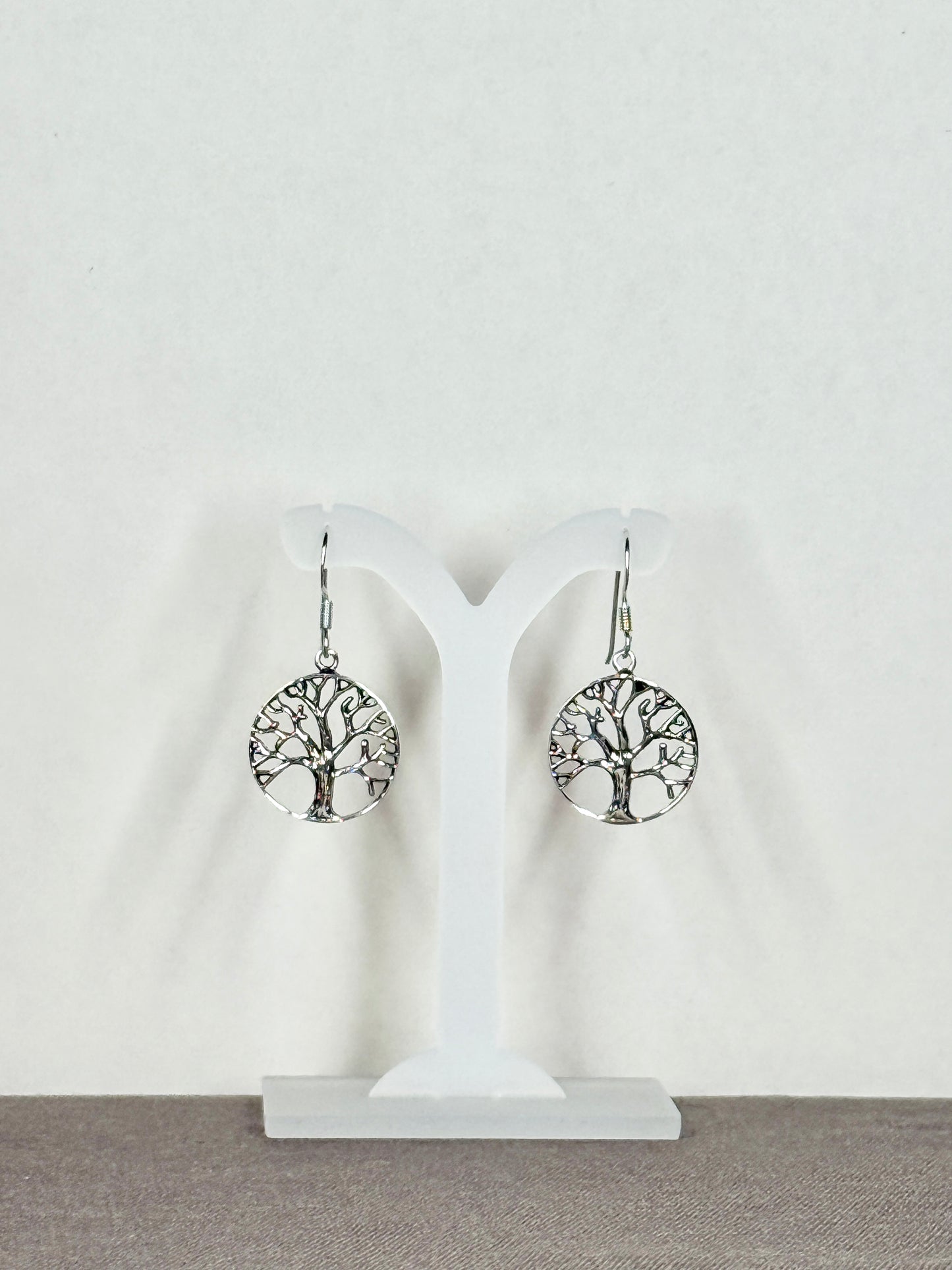 Sterling Silver Tree of Life Earrings