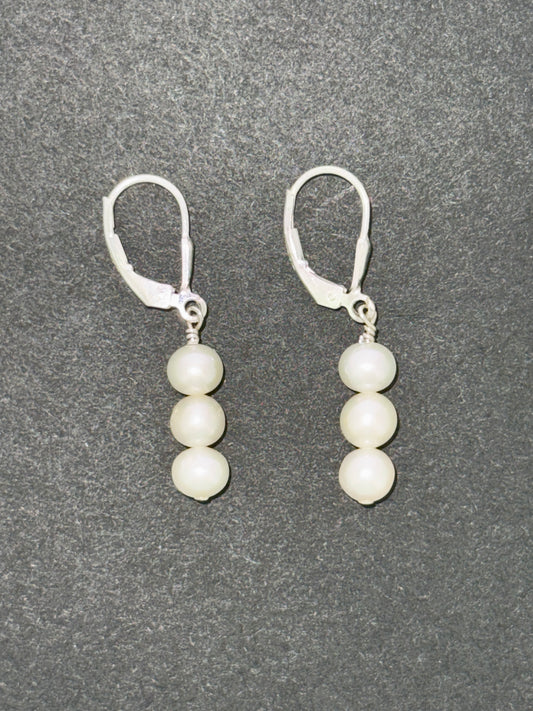 Pearl Trio Earrings