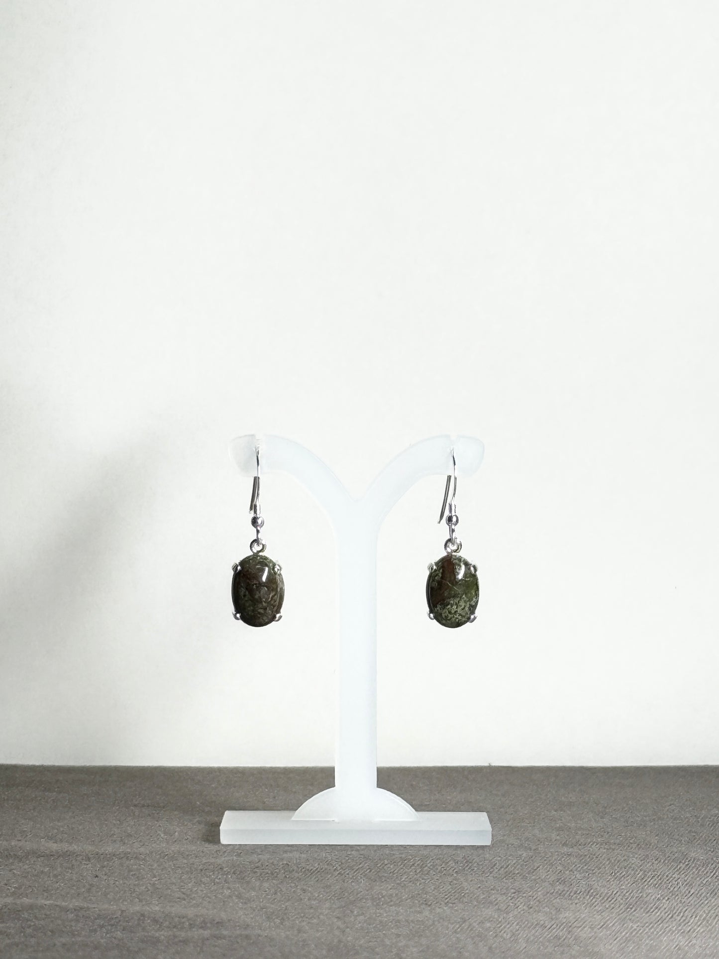 Dragon's Blood Jasper Earrings