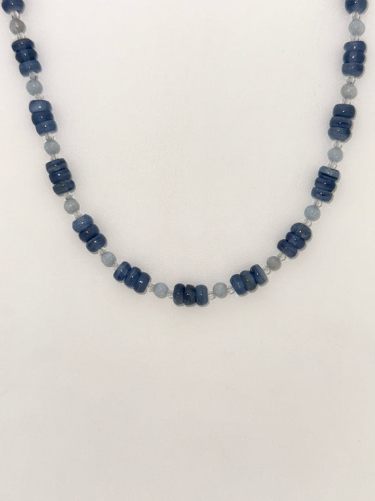 Kyanite and Aquamarine Necklace
