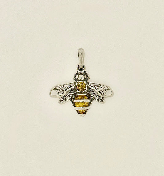 Amber Pendant, Bee