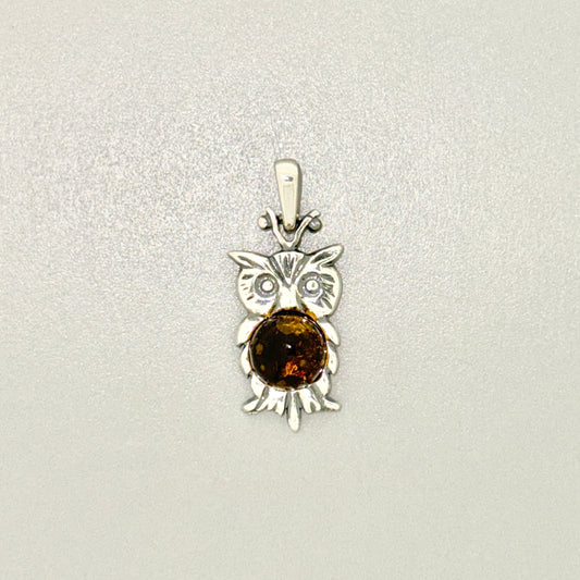 Amber Pendant, Owl