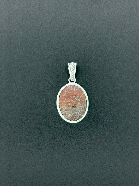 Fossil Dinosaur Bone Pendant