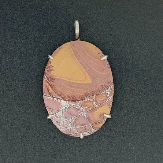 Sonora Dendritic Jasper Prong Mount